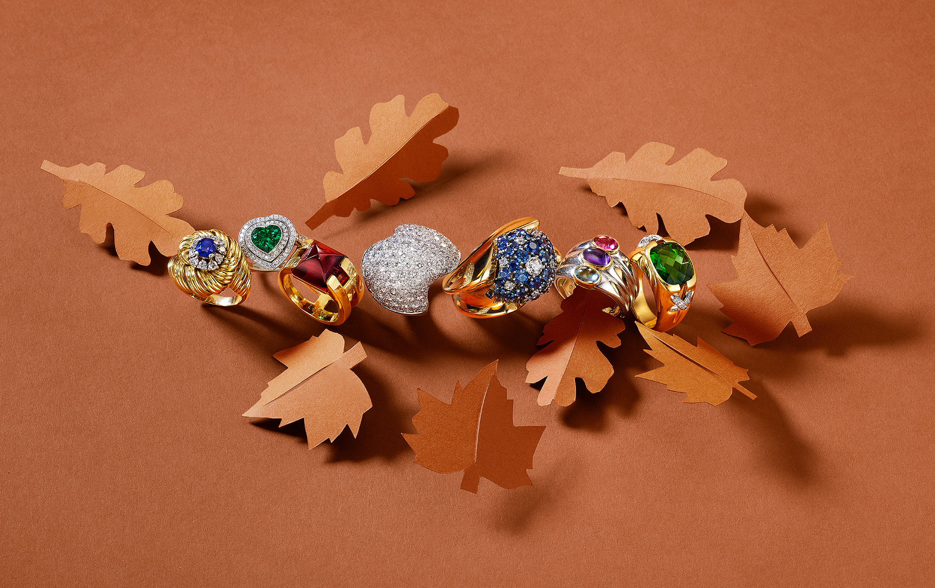 Fall Cocktail Rings