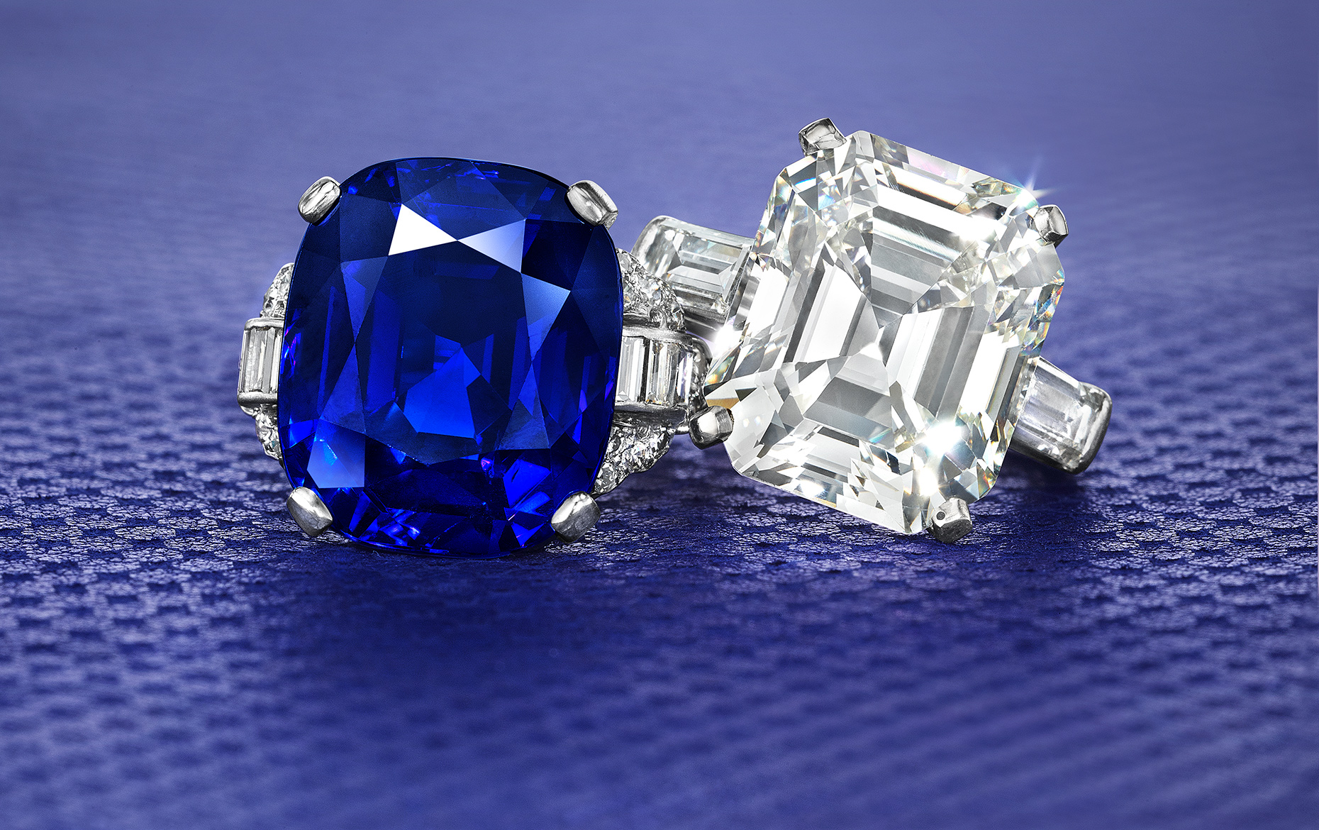 Magnificent Sapphire Diamond Rings